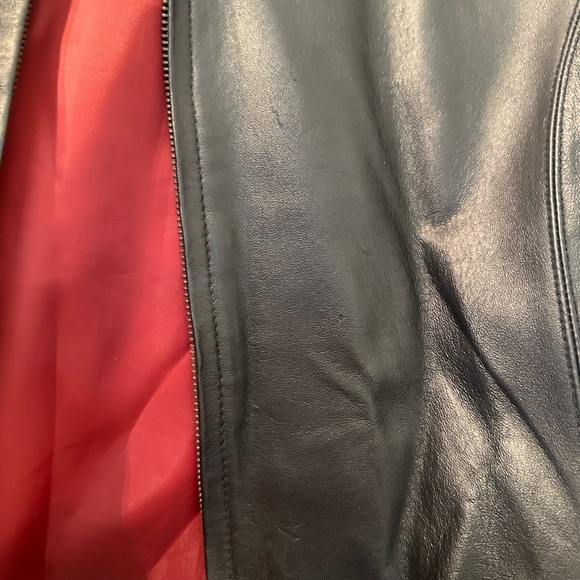 Worthington Black Leather Jacket-Lambskin. Worn 1x - Picture 11 of 11